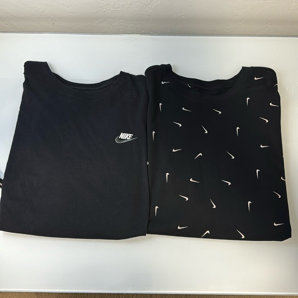 Nike Black & White 100%Cotton T-shirt bundle L